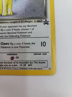 Pokemon TCG Dark Persian Wizards Black Star Promo Card 17/108 Holo ! - Image 5