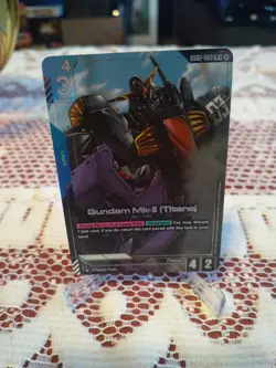 Gundam TCG Card Game Dual Impact GD02-003 R+ Gundam Mk-II Titans Alt Art Rare NM - Image 1