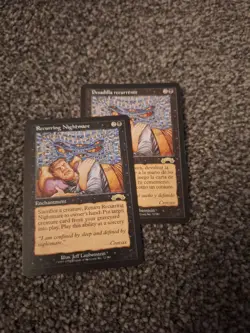 MTG 2 * Recurring Nightmare - Exodus - NM Magic: The Gathering rare card - Image 1