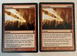 2x Reiterate - Time Spiral - English - MTG - Magic The Gathering Cards - Image 1