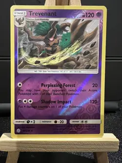 Pokemon Card - Trevenant Reverse Holo 94/236 - Cosmic Eclipse - NM - Image 1