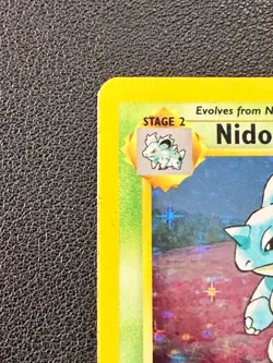 Pokemon Nidoqueen TCG Jungle Holo Card 7/64 Unlimited Holo Rare MP - Image 2