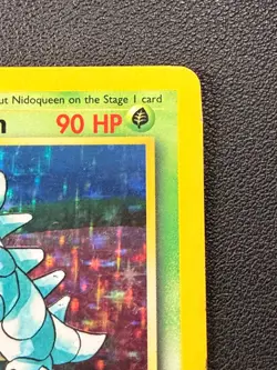 Pokemon Nidoqueen TCG Jungle Holo Card 7/64 Unlimited Holo Rare MP - Image 3