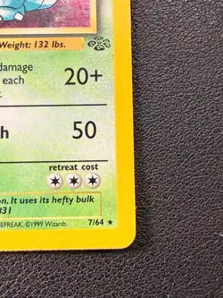 Pokemon Nidoqueen TCG Jungle Holo Card 7/64 Unlimited Holo Rare MP - Image 4