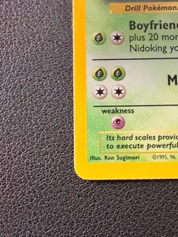 Pokemon Nidoqueen TCG Jungle Holo Card 7/64 Unlimited Holo Rare MP - Image 5
