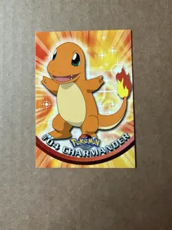 Topps Pokemon Charmander #04 TV Animation Edition Non Foil Card - Red Logo - NM - Image 1