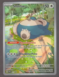 Snorlax SVP 051 Scarlet & Violet Black Star Promo Pokemon Card NM 151 ETB - Image 1
