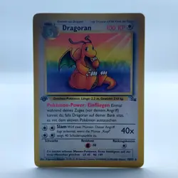Pokemon TCG Karte - Dragoran - 1. Edition EXC - 19/62 Fossil Set - Image 1
