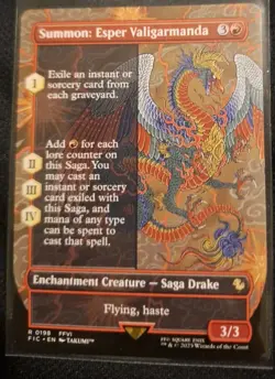 Summon: Esper Valigarmanda (Borderless) Commander: Final Fantasy Regular - Image 1