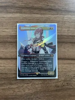 Lightning, Army of One - Borderless - Foil - 0400 FINAL FANTASY #400 - MTG - Image 1