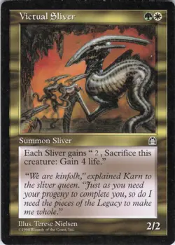 MTG Victual Sliver | MP | Stronghold {STH} - Image 1