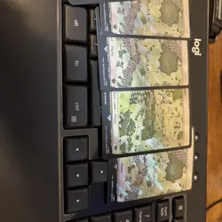 Group Of MTG LOTR FOIL LANDS AND TOKENS - Image 3