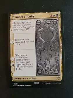 MTG TDM #231 Thunder of Unity Tarkir: Dragonstorm Regular - Image 1