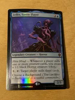 MTG Zellix, Sanity Flayer - FOIL - CLB: Battle For Baldur’s Gate NM English - Image 1