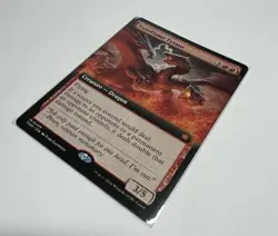 Twinflame Tyrant (#469) - Extended Art Red Dragon FDN LP MTG PACK FRESH! - Image 3