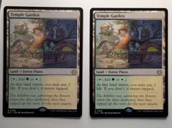 x2 MTG - Temple Garden - Lorwyn Eclipsed 0268 Regular - Image 1