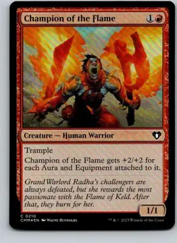 Champion of the Flame - CMM - FOIL - 210 - MTG - Image 1