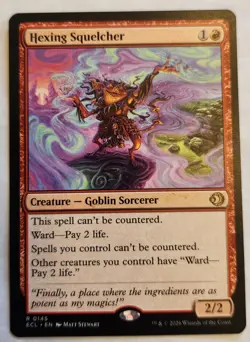 Hexing Squelcher Lorwyn Eclipsed Regular Rare NM+ - Image 1