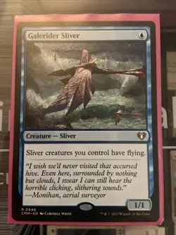 Galerider Sliver Commander Masters Rare MTG - Image 1