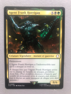 Mtg Carte Magic Fallout Agent Frank Horrigan French NM - Image 1