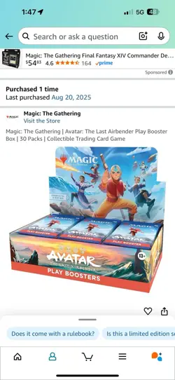 *PRESALE Magic The Gathering - Avatar: Last Airbender Play Booster Box - Image 1