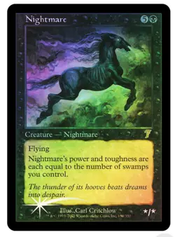 Nightmare 7th Edition Foil - MTG VINTAGE FOIL - Image 1