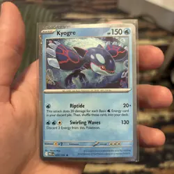 Kyogre 034/132 Cosmos Holo Mega Evolution Knock Out Collection Box Promo Pokemon - Image 2