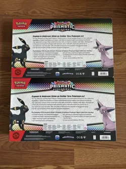2x Pokemon Prismatic Evolutions Premium Figure Collection Boxes - Image 2
