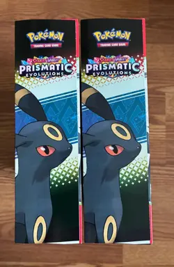 2x Pokemon Prismatic Evolutions Premium Figure Collection Boxes - Image 4