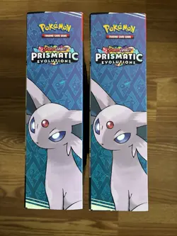 2x Pokemon Prismatic Evolutions Premium Figure Collection Boxes - Image 5