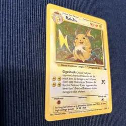 Pokemon Raichu 14/62 Fossil Rara Holo Prima Edizione Wizards ITA Carte Vintage - Image 4