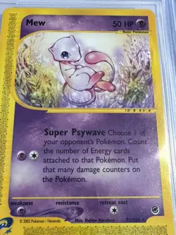 2002 POKEMON EXPEDITION MEW R #55 BGS 9 MINT - Image 1