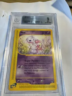 2002 POKEMON EXPEDITION MEW R #55 BGS 9 MINT - Image 4