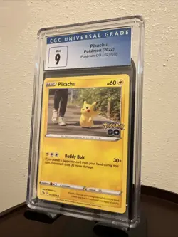 Pikachu Pokemon Go 2022 027/078 Graded Mint 9 - Image 2