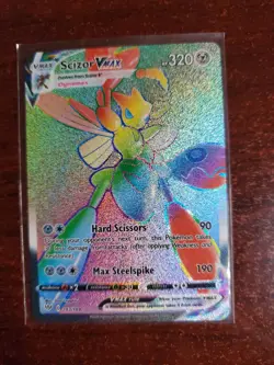 Scizor VMAX (Secret) 193/189 Swsh03: Pokemon Darkness Ablaze Holo - Image 1
