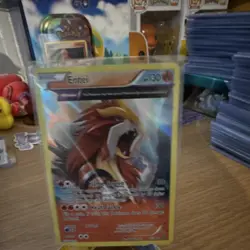 Pokemon TCG Entei 15/98 XY Ancient Origins Reverse Holo Holo Rare Θ Double - Image 1