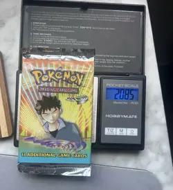 FACTORY SEALED Pokemon Gym Heroes BROCK SHORT TABS Pack WOTC 2000 20.85 HEAVYU - Image 1
