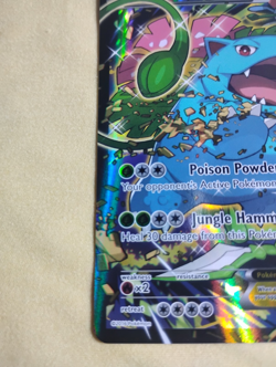 Pokemon Venasaur EX XY123 Black Star Promo LP - Image 3
