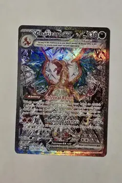 Pokemon TCG Charizard EX Obsidian Flames Holo Special Full Art 223/197 NM - Image 1
