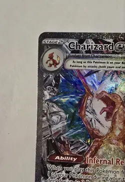 Pokemon TCG Charizard EX Obsidian Flames Holo Special Full Art 223/197 NM - Image 3