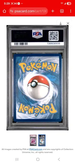 PSA 10 Gengar VMAX 157/264 Pokemon Fusion Strike Ultra Rare - Image 2
