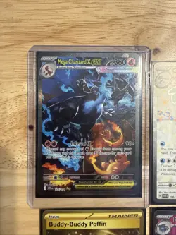 Pokemon Mega Charizard x Ex Full Art Phantasmal Flames Ultra Rare and others - Image 1