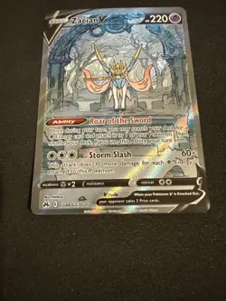 Pokemon TCG Zacian v Crown Zenith: Galarian Gallery GG48/GG70 Alternative Art - Image 1
