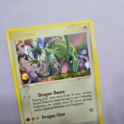 RAYQUAZA 2005 POKEMON EX EMERALD STAMPED RARE HOLO 9/106 Q5677 - Image 2