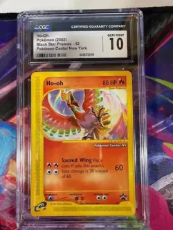 Ho-Oh #52 GEM MINT CGC 10 - Pokemon Center New York Promo (PCNY) - 2002 - Image 1