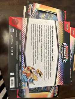 Pokemon TCG Scarlet & Violet Prismatic Evolutions Poster Collection Box - Image 4