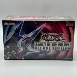 Yugioh Legacy of the Valiant: Deluxe Edition Factory Sealed Box-9 Packs,Foils+ - Image 1
