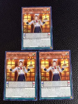 Chef De Nouvelles (X3) DUAD-EN023 Yugioh 1st Ed. (New) - Image 1