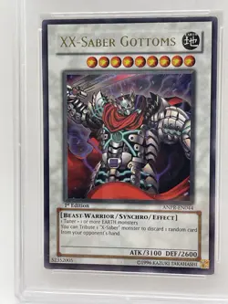 XX-Saber Gottoms PSA 9 MINT 1st Edition ANPR-EN044 Ultra Rare Yugioh Ancient Pro - Image 3