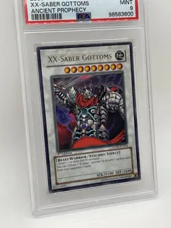 XX-Saber Gottoms PSA 9 MINT 1st Edition ANPR-EN044 Ultra Rare Yugioh Ancient Pro - Image 5